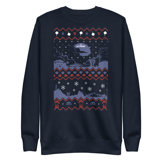 PUBG Ugly Christmas Sweater Crew Neck Sweatshirt-3