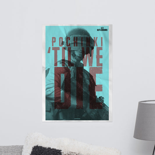 PUBG Til We Die Premium Poster-0