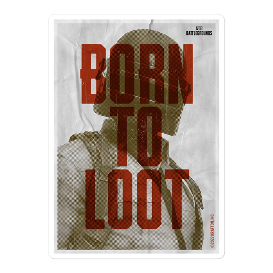 born to loot sticker-1