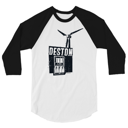 Destno Wind Vs Gas Baseball T-Shirt-0