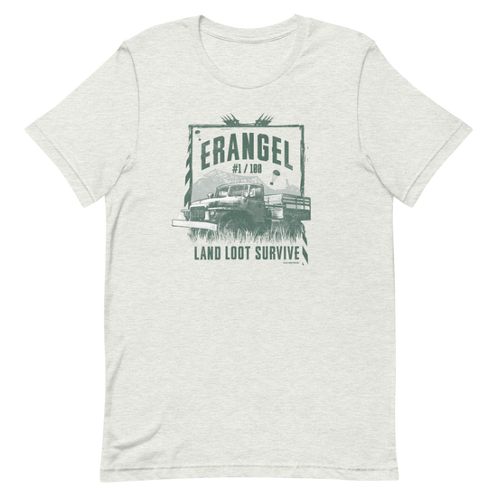 PUBG Erangel Group Loot Adult Short Sleeve T-Shirt