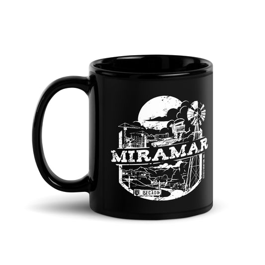 Miramar Logo Black Mug-0