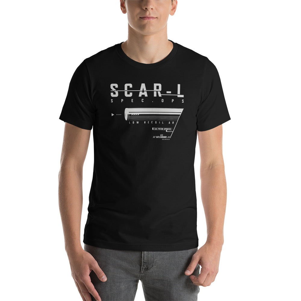 PUBG Wave 3-SCAR L Spec Ops Adult Short Sleeve T-Shirt