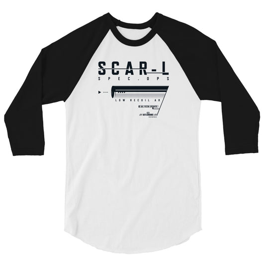 Wave 3-SCAR L Spec Ops Unisex 3/4 Sleeve Raglan Shirt-0