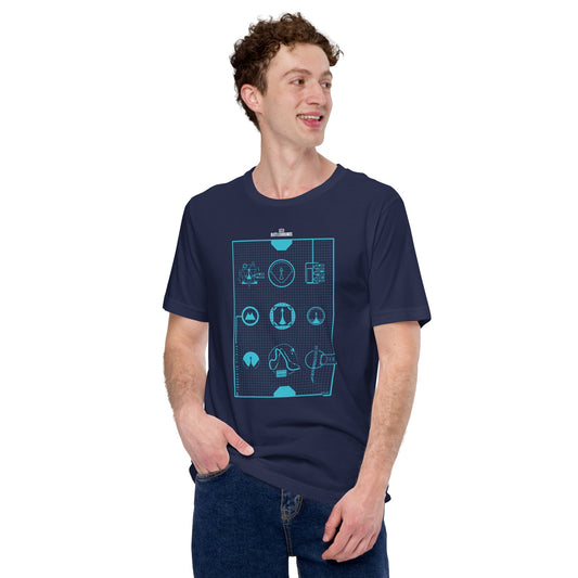 Vikendi Space Sketch Mono T-Shirt-3