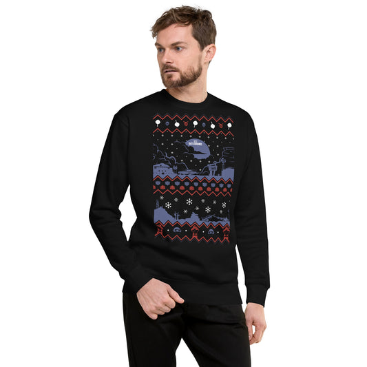 PUBG Ugly Christmas Sweater Crew Neck Sweatshirt-2