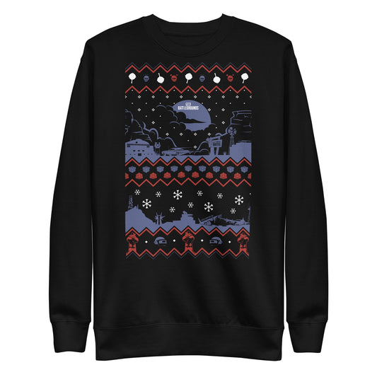 PUBG Ugly Christmas Sweater Crew Neck Sweatshirt-0